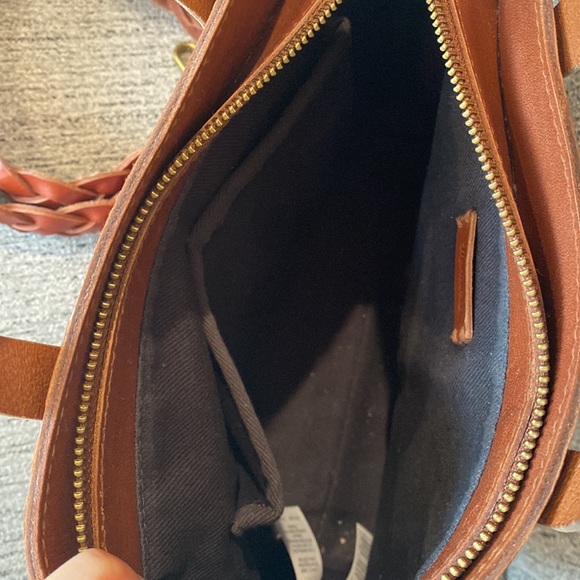 Madewell zip-top transport tote AND braided leather strap! - Picture 11 of 16